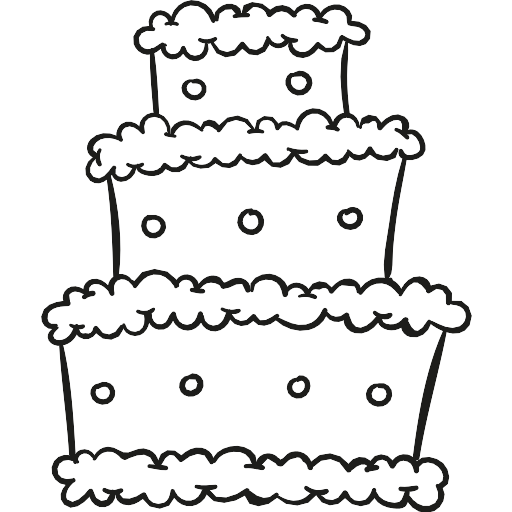 Three Levels Cake Vector SVG Icon - PNG Repo Free PNG Icons