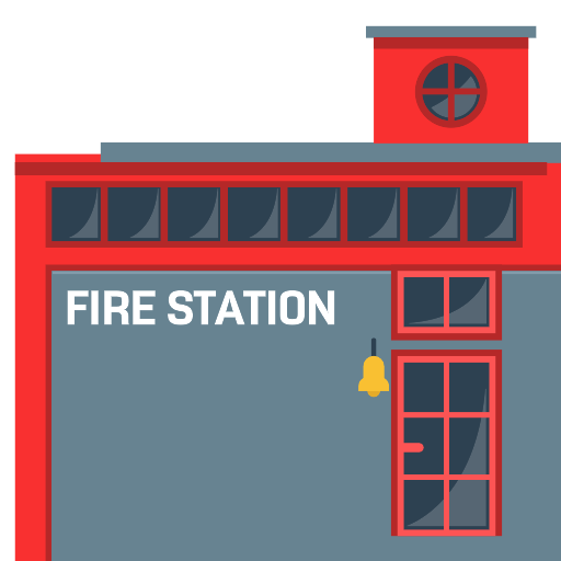 Fire Station Vector SVG Icon - PNG Repo Free PNG Icons