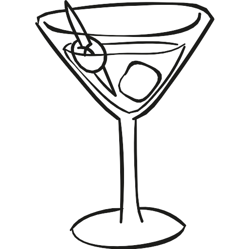 Cocktail Glass With Ice Cube Vector SVG Icon PNG Repo Free PNG Icons