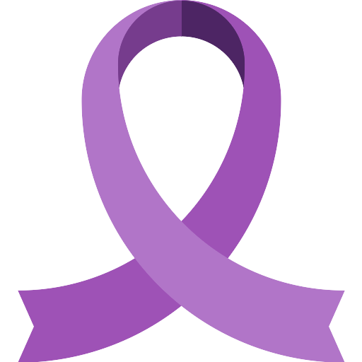 Purple Ribbon Awareness Vector SVG Icon - PNG Repo Free PNG Icons