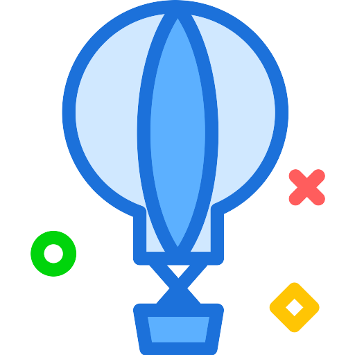 Hot Air Balloon Vector SVG Icon - PNG Repo Free PNG Icons