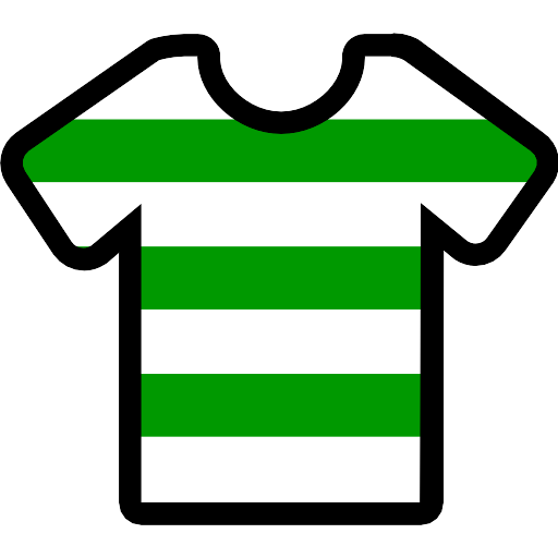 Hoops Green White Football Shirt Vector SVG Icon - PNG Repo Free PNG Icons