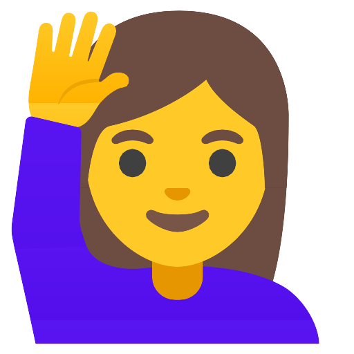 Woman Raising Hand Vector SVG Icon - PNG Repo Free PNG Icons