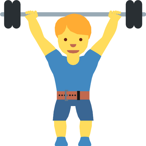 Man Lifting Weights Vector SVG Icon - PNG Repo Free PNG Icons