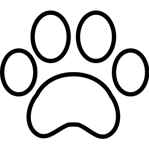 White Paw Print Vector SVG Icon - PNG Repo Free PNG Icons