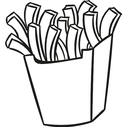 French Fries Box Vector SVG Icon - PNG Repo Free PNG Icons