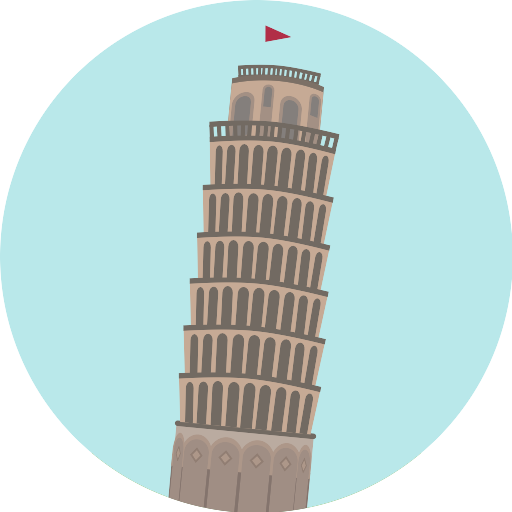 Leaning Tower Of Pisa Vector SVG Icon - PNG Repo Free PNG Icons