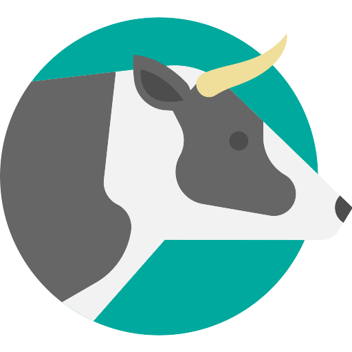 Cute Cow Icon Png - glorietalabel