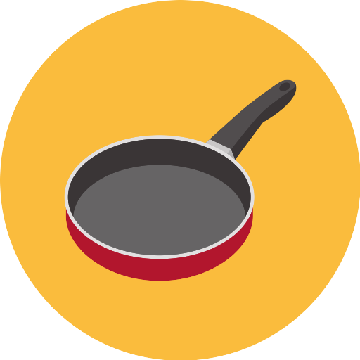 Frying Pan Silhouette From Top View Vector Svg Icon Png Repo Free Png Icons