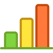 Bar Chart Graphic PNG Icon