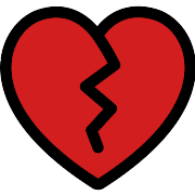 Broken Heart Heartbreak PNG Icon