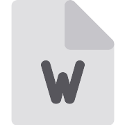 File Word PNG Icon