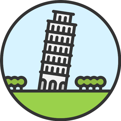 Leaning Tower Of Pisa Italy Vector SVG Icon - PNG Repo Free PNG Icons