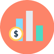 Bar Chart Graphic PNG Icon