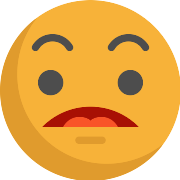 Surprised Emoji PNG Icon