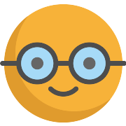 Nerd Emoji PNG Icon