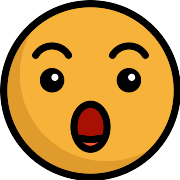 Surprised Emoji PNG Icon