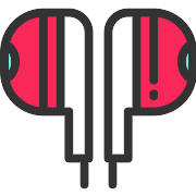 Earphones Headphones PNG Icon