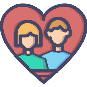 Heart Couple PNG Icon