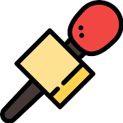 News Report Mic PNG Icon