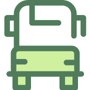 Bus Front View PNG Icon
