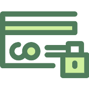 Credit Card Lock PNG Icon