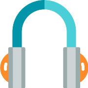 Headphones Audio PNG Icon