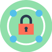 Networking Lock PNG Icon