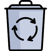 Trash Recycle Bin PNG Icon