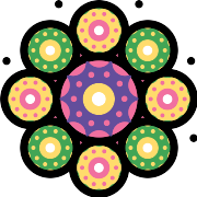 Rangoli Pattern Vector SVG Icon - PNG Repo Free PNG Icons