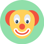 Clown Funny PNG Icon