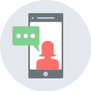 Smartphone Sms PNG Icon