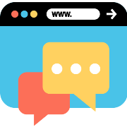 Browser Chat PNG Icon