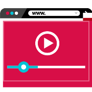 Browser Video Player PNG Icon
