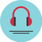 Headphones Audio PNG Icon