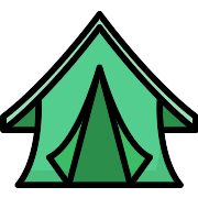 Tent Camping PNG Icon