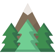 Forest Mountain PNG Icon