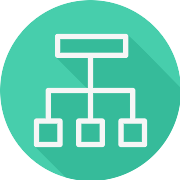Hierarchical Structure Diagram PNG Icon