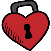 Heart Lock PNG Icon