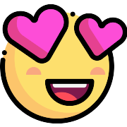 In Love Emoji PNG Icon