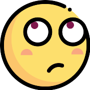 Thinking Emoji PNG Icon