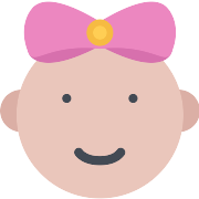 Baby Baby Girl PNG Icon