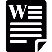 Microsoft Word File PNG Icon