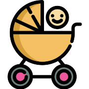 Stroller Doll PNG Icon