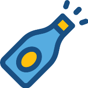 Champagne Bottle PNG Icon
