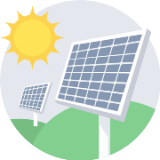 Solar Panel PNG Icon