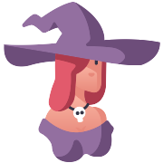 Sorceress Witch PNG Icon