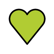 Green Heart PNG Icon