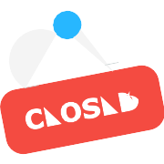 Closed Label Door Hanger PNG Icon