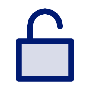 Duotone Lock Off PNG Icon